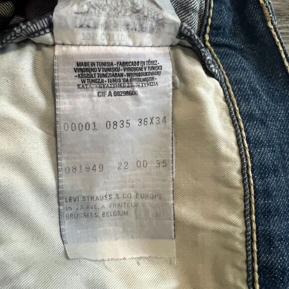 Levi’s Engineered Jeans Curved Leg Denim 36x34 (34 x 32) - Picture 4 of 16